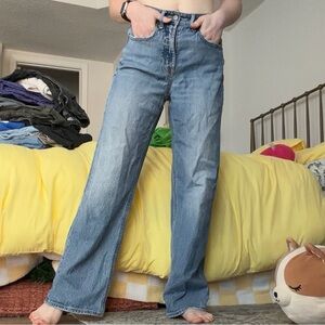 Old Navy High Rise Light Blue Jeans